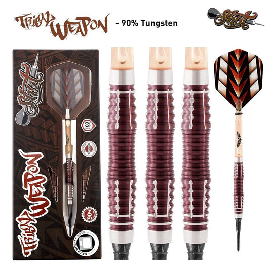 Shot Darts Tribal Weapon 1 Series Soft Tip Dart Set - 19 gm