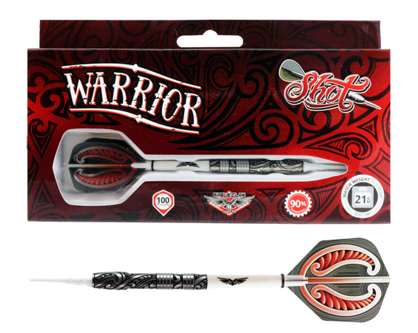 Shot Darts Warrior Soft Tip Darts Set - 19 gm