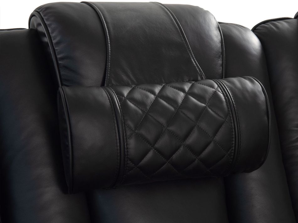 Octane Black Recliner Pillow