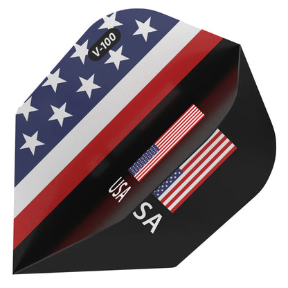V-100 Dart Flights Standard American Flag USA