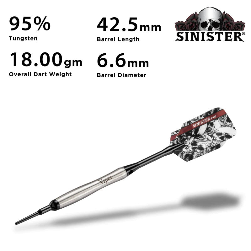 Viper Sinister Soft Tip Darts - 18gm